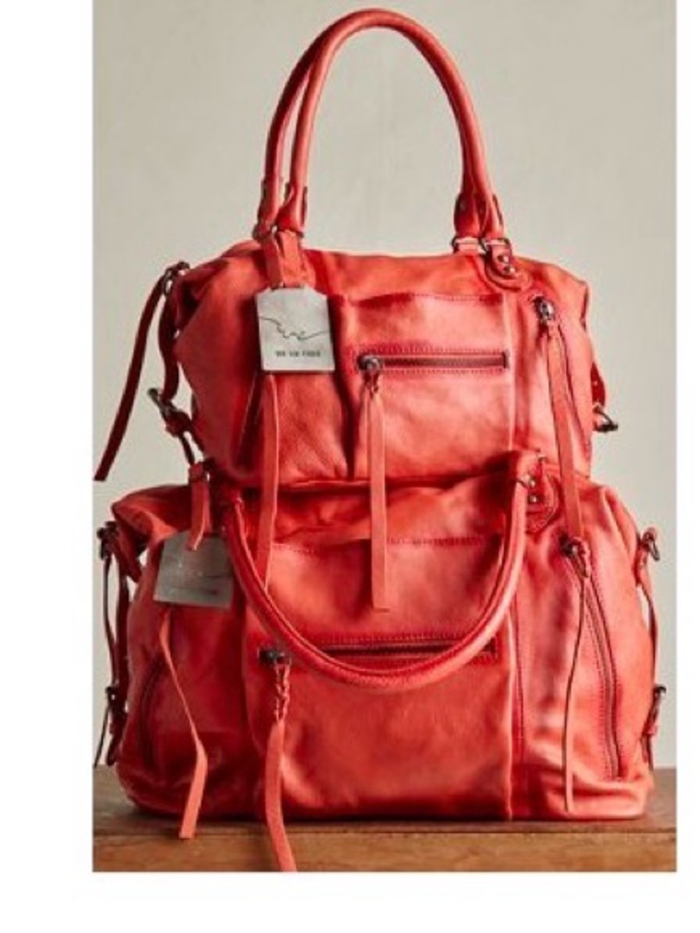 ♥️🤘Free people large red rock Emerson tote ♥️🤘